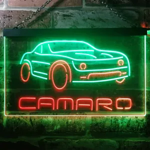 Chevrolet Camaro Car Neon-Like LED Sign