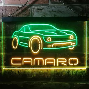 Chevrolet Camaro Car Neon-Like LED Sign