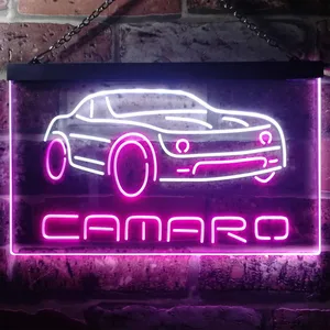 Chevrolet Camaro Car Neon-Like LED Sign