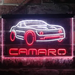 Chevrolet Camaro Car Neon-Like LED Sign