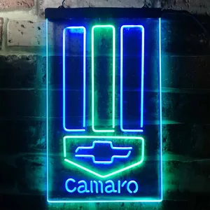 Chevrolet Camaro Emblem Neon-Like LED Sign