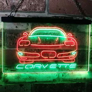 Chevrolet Corvette Neon-Like LED Sign