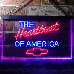 Chevrolet Heartbeat of America Neon-Like LED Sign
