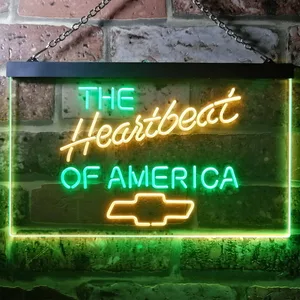 Chevrolet Heartbeat of America Neon-Like LED Sign