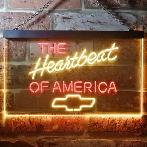 Chevrolet Heartbeat of America Neon-Like LED Sign