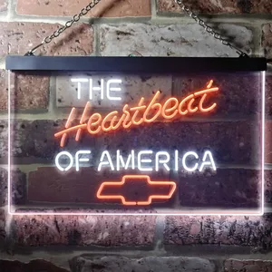 Chevrolet Heartbeat of America Neon-Like LED Sign