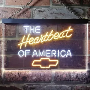 Chevrolet Heartbeat of America Neon-Like LED Sign