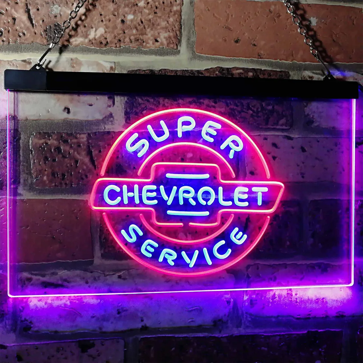 Chevrolet Super Service Neon-Like LED Sign