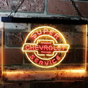 Chevrolet Super Service Neon-Like LED Sign