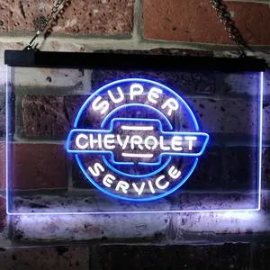 Chevrolet Super Service Neon-Like LED Sign