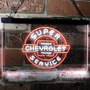 Chevrolet Super Service Neon-Like LED Sign