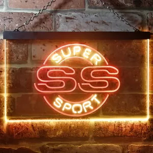 Chevrolet Super Sport SS Neon-Like LED Sign