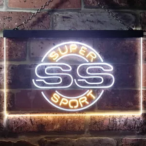Chevrolet Super Sport SS Neon-Like LED Sign
