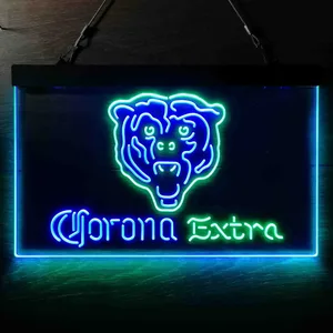 Chicago Bears Corona Extra Neon-Like LED Sign