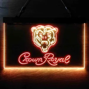 Chicago Bears Crown Royal Neon-Like LED Sign