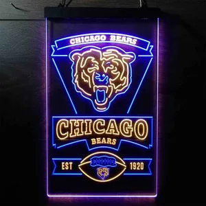 Chicago Bears EST 1920 Neon-Like LED Sign