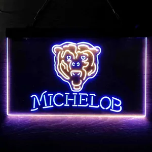 Chicago Bears Michelob Neon-Like LED Sign