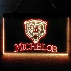 Chicago Bears Michelob Neon-Like LED Sign