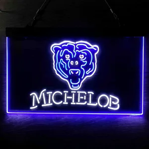 Chicago Bears Michelob Neon-Like LED Sign