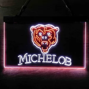 Chicago Bears Michelob Neon-Like LED Sign