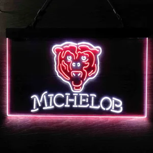 Chicago Bears Michelob Neon-Like LED Sign