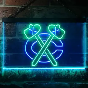 Chicago Blackhawks Logo 1 Neon-Like LED Sign