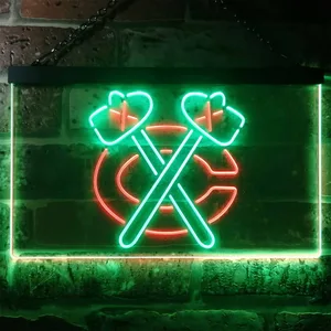 Chicago Blackhawks Logo 1 Neon-Like LED Sign