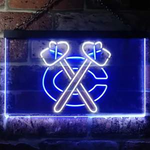 Chicago Blackhawks Logo 1 Neon-Like LED Sign
