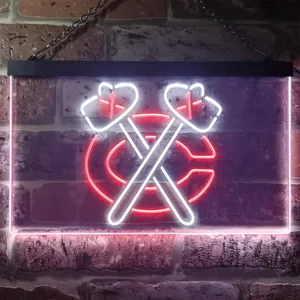 Chicago Blackhawks Logo 1 Neon-Like LED Sign