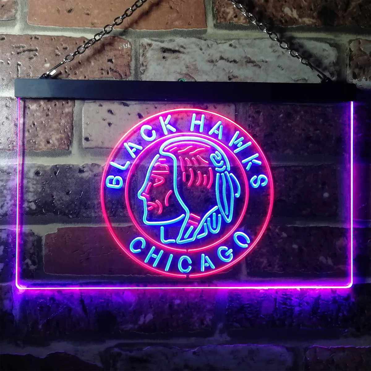 Chicago Blackhawks Logo 2 Neon-Like LED Sign