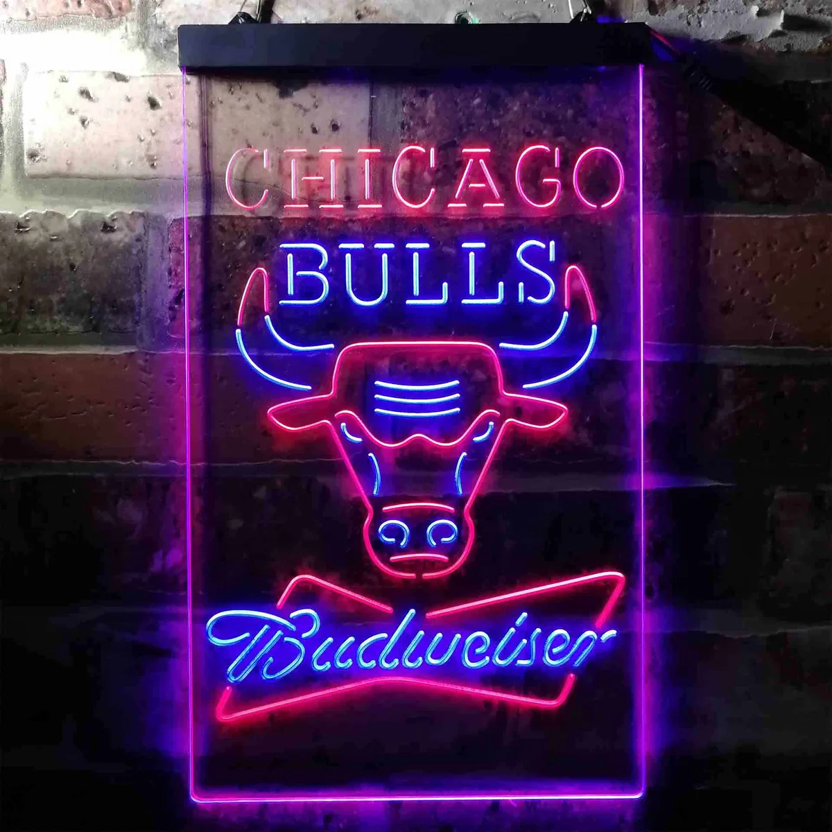Chicago Bulls Budweiser Neon-Like LED Sign