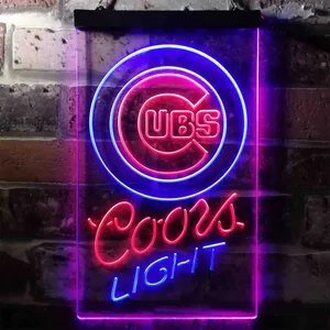 Chicago Cubs Coors Light Neon-Like LED Sign