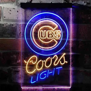 Chicago Cubs Coors Light Neon-Like LED Sign