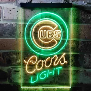 Chicago Cubs Coors Light Neon-Like LED Sign