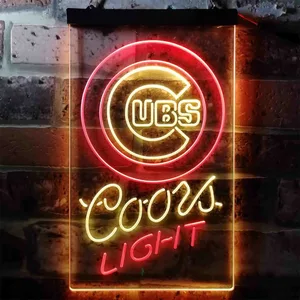 Chicago Cubs Coors Light Neon-Like LED Sign
