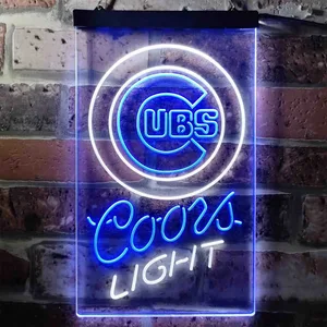 Chicago Cubs Coors Light Neon-Like LED Sign