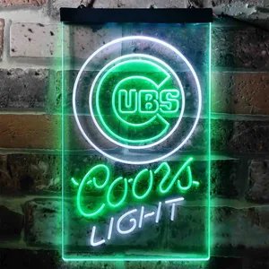 Chicago Cubs Coors Light Neon-Like LED Sign