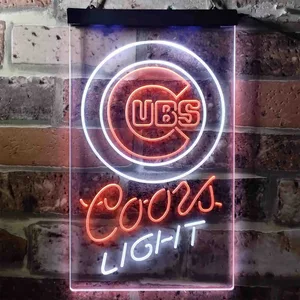 Chicago Cubs Coors Light Neon-Like LED Sign