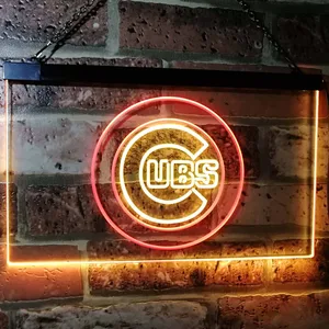 Chicago Cubs Logo 1 Neon-Like LED Sign