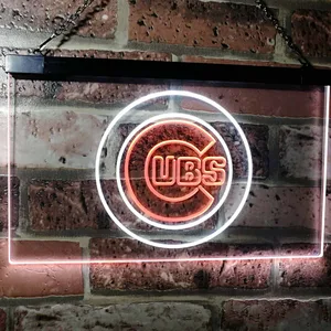 Chicago Cubs Logo 1 Neon-Like LED Sign