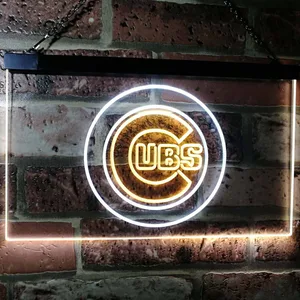 Chicago Cubs Logo 1 Neon-Like LED Sign
