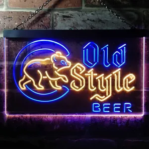 Chicago Cubs Old Style Beer Neon-Like LED Sign