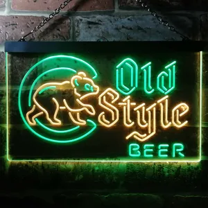 Chicago Cubs Old Style Beer Neon-Like LED Sign