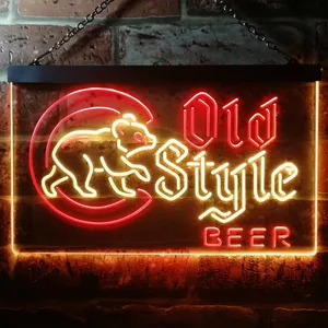 Chicago Cubs Old Style Beer Neon-Like LED Sign
