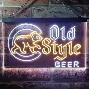 Chicago Cubs Old Style Beer Neon-Like LED Sign
