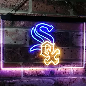 Chicago White Sox  Logo 1 Neon-Like LED Sign