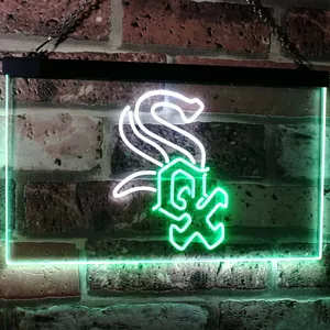 Chicago White Sox  Logo 1 Neon-Like LED Sign