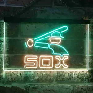 Chicago White Sox Logo 2 Neon-Like LED Sign - Legacy Edition