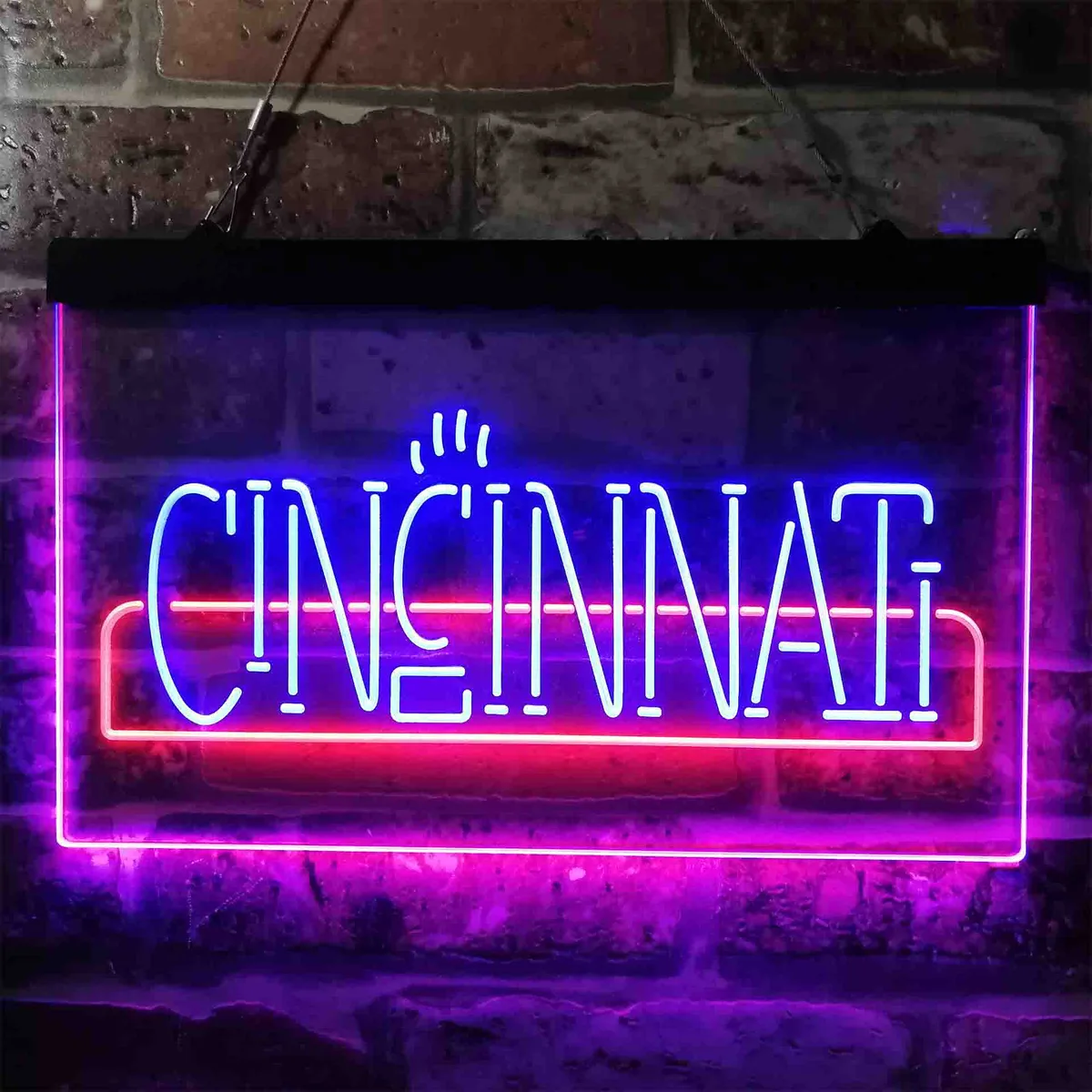 Cincinnati Bearcats GoBearcats Neon-Like LED Sign