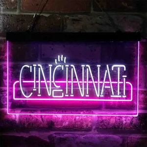 Cincinnati Bearcats GoBearcats Neon-Like LED Sign
